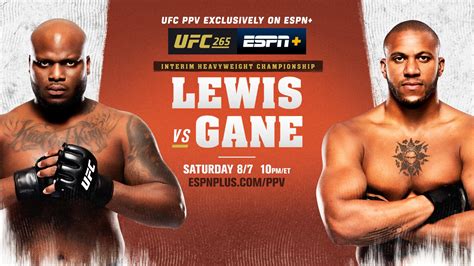 ufc 265 lewis vs gane.